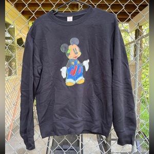 Uniqlo Black Mickey Sweater